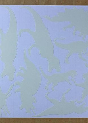 Люминесцентная наклейка "драконы" - размер стикера 20*20см3 фото