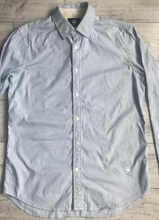 Сорочка\рубашка g-star raw slime fit core stripe shirt3 фото