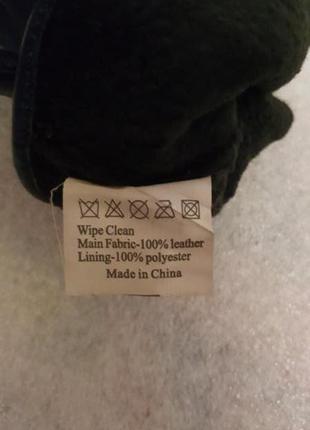 Кожаные перчатки thinsulate 10