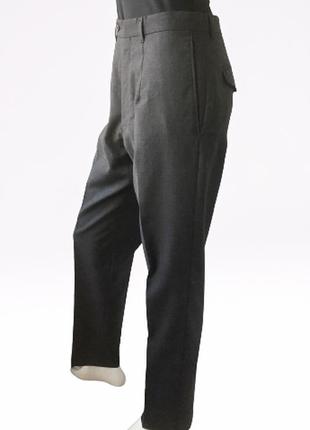 Шерстяные   брюки с высокой посадкой hugo boss, германия3 фото