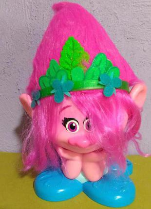 Манекен для зачісок троль трояндочка trolls poppy styling head. висота 31 див.