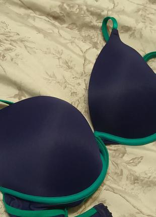Яркий бюстгальтер с пуш ап от victoria's secret pink 34c