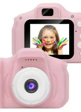 Детская фотокамера с функцией видео urban kids (розовая)