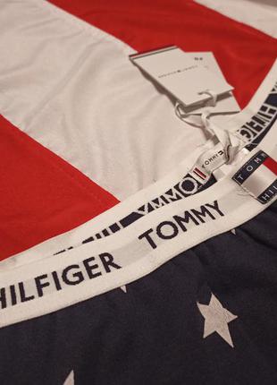 Tommy hilfiger женские темно-синие шорты track short print2 фото