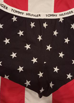 Tommy hilfiger женские темно-синие шорты track short print5 фото