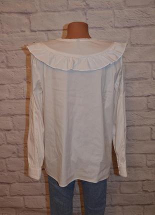 Блуза свободного кроя с кружевными вставками "iuvas"3 фото