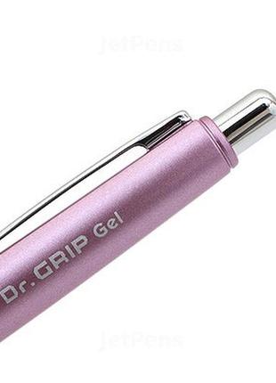 Pilot dr. grip ручка гелевая розового цвета +два стержня + две тетрадки6 фото