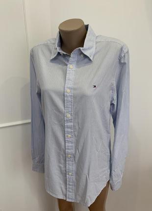 Рубашка tommy Shoulder boot трендовая длинная оверсайз