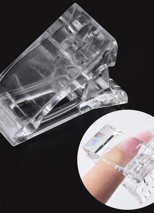 Пластиковый зажим для типс или верхних форм