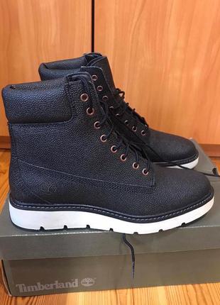 Женские, кожаные, демисезонные ботинки *timberland*