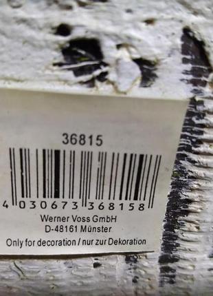 Большая декоративная рельефная звезда с блестками werner voss. германия. размер 47х36х5 см.