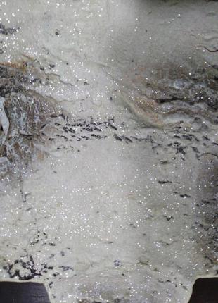 Большая декоративная рельефная звезда с блестками werner voss. германия. размер 47х36х5 см.