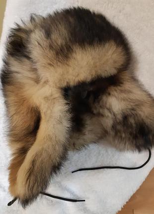 Вушанка з натурал.хутра ,55см об'єм.