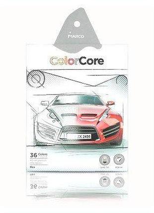 Олівці кольорові "marco" "colocore" 36кол. (new) 3000-36cb-a шестигранні 4.0мм