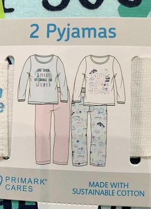 Бавовняні піжами primark 2