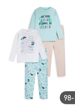 Хлопковые пижамы primark