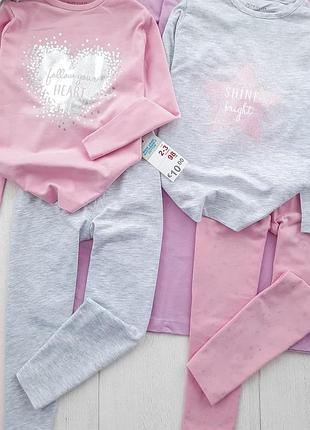 Набор хлопковых пижам primark 3