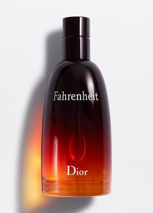 Оригинальный мужской тестер с крышечкой dior fahrenheit