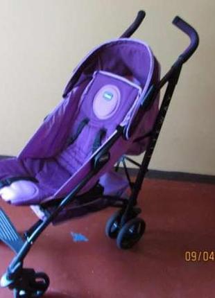Коляска +бампер chicco -lite way прогулочная трость