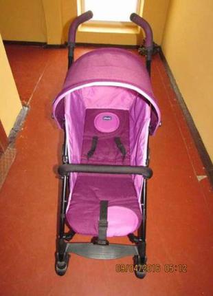 Коляска +бампер chicco -lite way прогулочная трость
