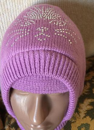 Шапка шлем зимняя