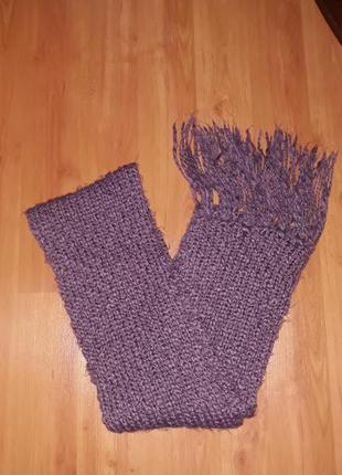 Шарф лиловый