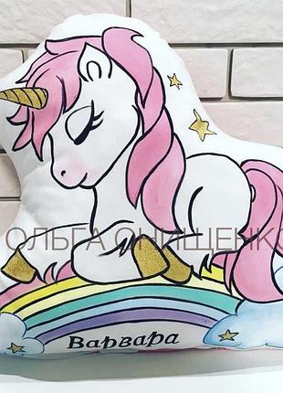 Подушка іграшка єдиноріжок