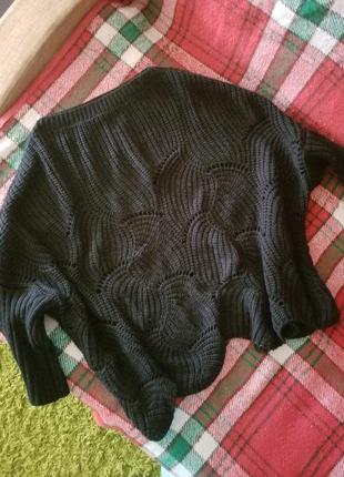Чорний актуальний сведр свитер джемпер1 фото