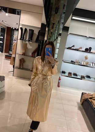 Плащ кожаный lanvin, новый, оригинал