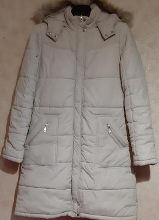 Пальто жіноче зимове, на синтепоні castro (оригінал), розмір 46