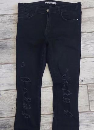 Черные джинсы скини zara3 фото