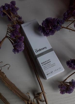 Сыворотка the ordinary с ретинолом 0,2% в скволане