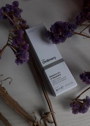 Сыворотка the ordinary с ретинолом 0,2% в скволане2 фото