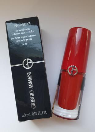 Giorgio armani lip magnet second-skin intense matte color 400 - жидкая помада