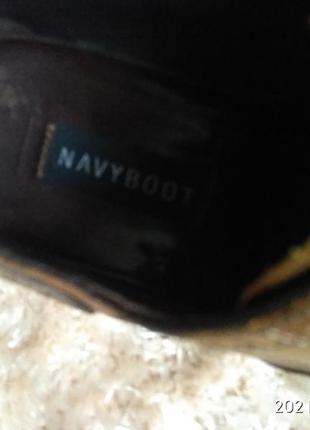 Шкіряні туфлі, броги navyboot3 фото