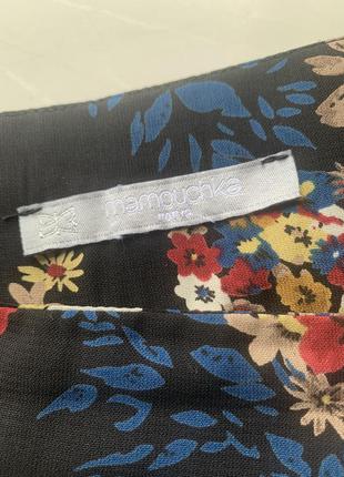 Спідниця в квітковий принт mamouchka , юбка , франція3 фото