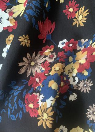Спідниця в квітковий принт mamouchka , юбка , франція7 фото