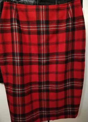 Шерстяна спідниця м