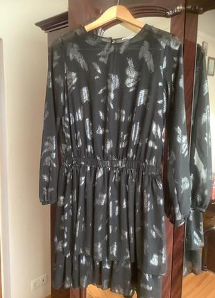 Нарядное платье edc вискоза cos zara h&m massimo dutti