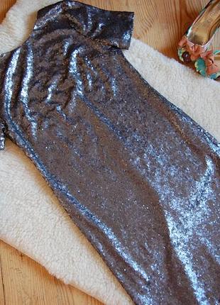 Новое!потрясающее платье – футляр в пайетки