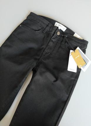 Скинни mango джинсы черные5 фото
