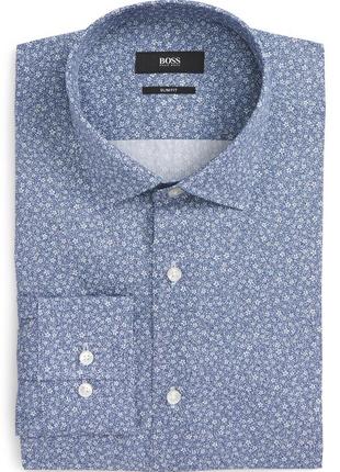 Рубашка цветочный принт hugo boss