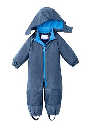 Непродуваемый термо комбинезон на флисе softshell от tchibo(германия), размер: 74/80