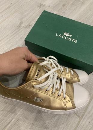 Мокасины кеды lacoste