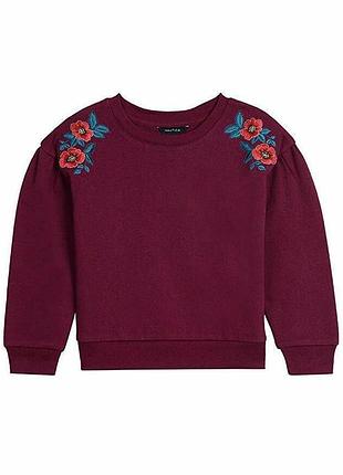 Теплый свитшот, кофта, пайта nautica на флисе девочку 7 и 12-14 лет