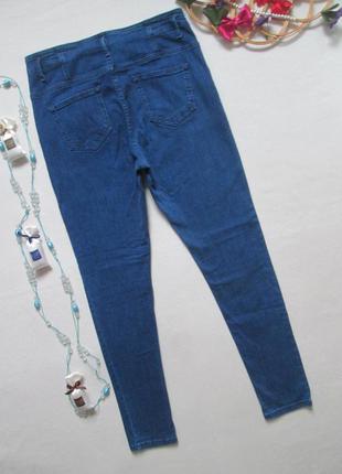 Суперові стрейчеві джинси скінні висока посадка topshop 🍁🌹🍁3 фото