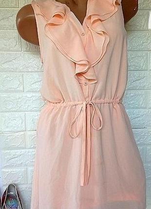 Женское платье персикового цвета.forever 21