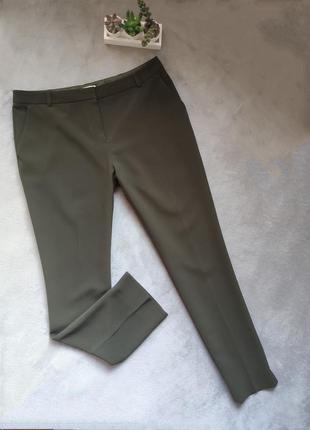 Классные штаны брюки хаки зелёный цвет warehouse
