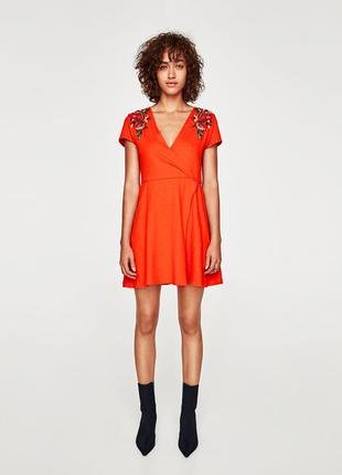Трикотажное платье zara
