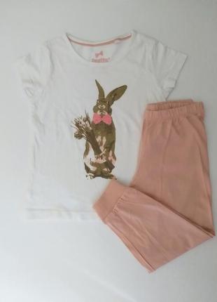 Пижама трикотаж на девочку lupilu